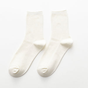 Summer Candy Color Solid Color Mid-calf Length Socks