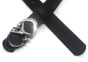 Original Design Double Crescent Moon Cross Star Buckle Belt