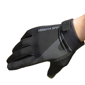 Men's And Women's Ice Silk High Elasticity Cycling Sports Touch Screen Gloves