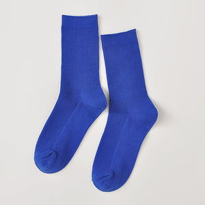 Summer Candy Color Solid Color Mid-calf Length Socks