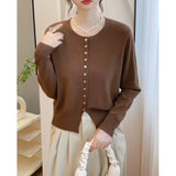 Autumn Classic Style Knitted Sweater Small Cardigan Women