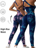 2pack Tie-dye Yoga Pants Seamless Yoga Pants