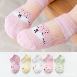 Baby Short Socks Thin Mesh Silk Room Socks