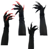 Halloween Long Nail Ghost Claw Gloves Long