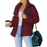 Fashionable Plush Warm Jacket Women