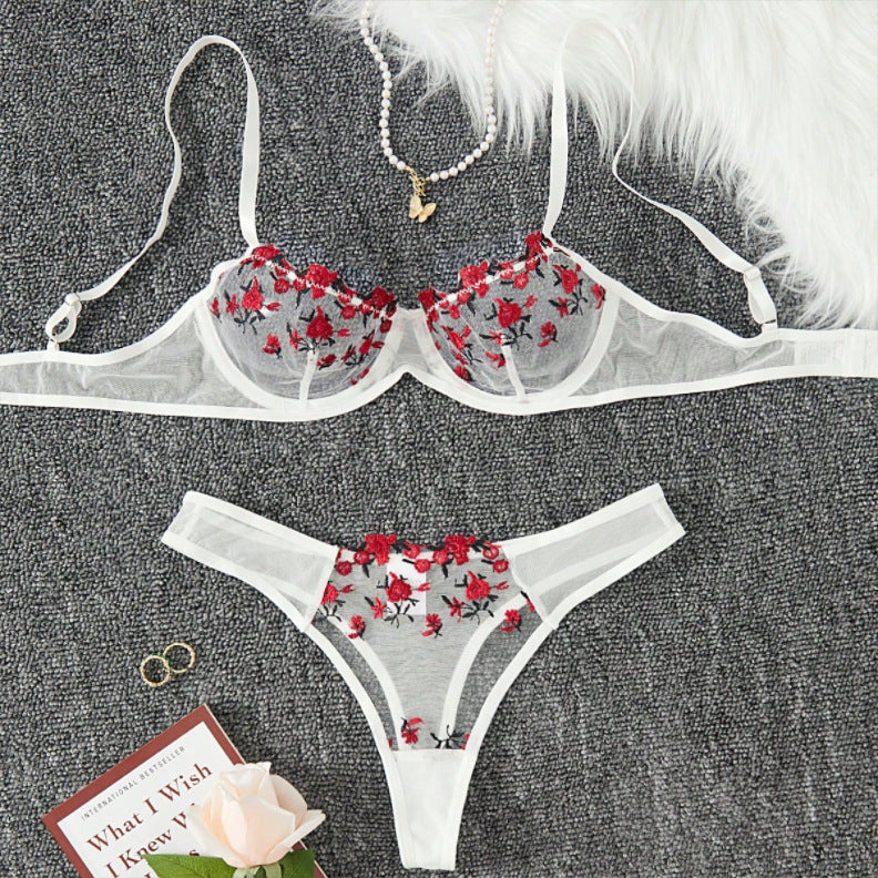 Women's New Lace Underwear Bra Set