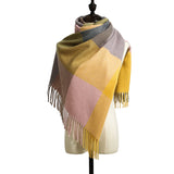 New Cashmere Tassel Thickened Cold And Warm Scarf