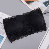 Popular Lace Strapless Bra And Undershirt Tube Top Underwear With Chest Pad Back Breasted Girly And Fashion Sexy Bandeau Beauty Back