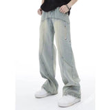 Women's Retro Straight American-style Wide-leg Jeans