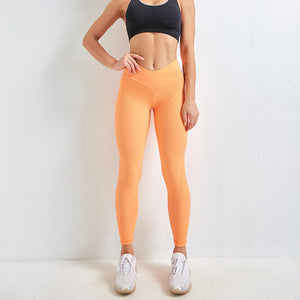 Seamless Fitness Pants Three-dimensional Shaping And Hip Lifting Yoga Pants