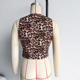 European And American Personalized Fashion Short Animal Pattern Vest