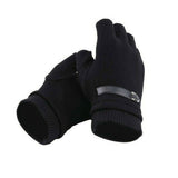 Mens Fingerless Gloves Magic Half Finger Winter Typing Touch Thermal Gloves Gift