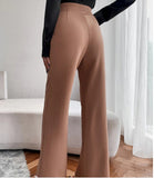 Loose Straight Pants Women High Waist Casual Trousers