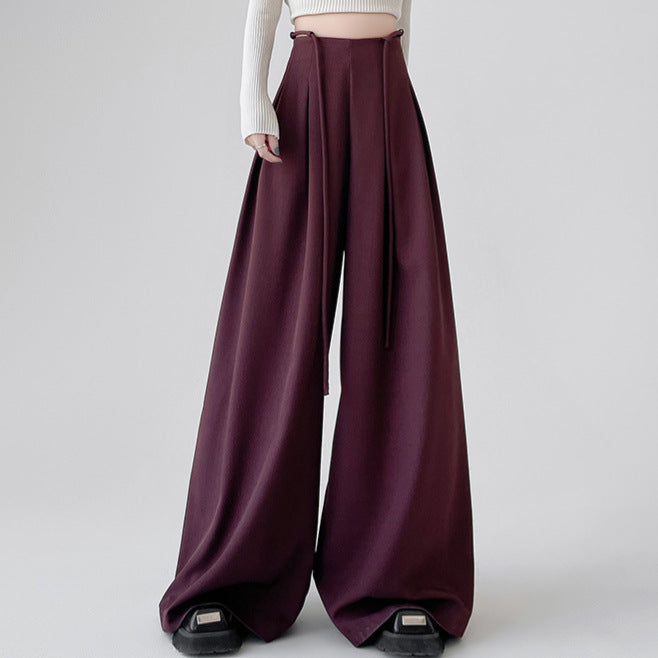 High Waist Drooping Loose Loose Trousers Casual Pants