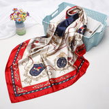 High-end Versatile Vintage Printed Scarf Women's Workplace Scarf