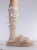 Korean Ballet Girl Butterfly Pile Socks